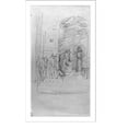 thumbnail image 2 of Historic Framed Print, [Horses tied up beside a shop], 17-7/8" x 21-7/8", 2 of 9
