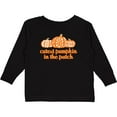 thumbnail image 3 of Inktastic Cutest Pumpkin in the Patch Boys or Girls Long Sleeve Toddler T-Shirt, 3 of 5