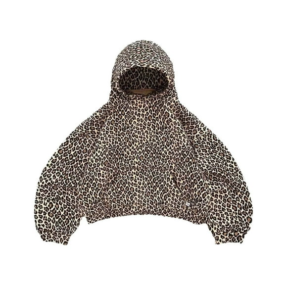 Leopard Hoodie for Women Long Sleeve Cheetah Print Hooded Sweatshirts Loose Fit Fashion Casual Pullover Tops