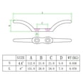 thumbnail image 3 of 2PCS Flagpole Cleat Hook Flagpole Rope Cleat Hook Multipurpose Durable Stainless Steel Flagpole Accessories, 3 of 7