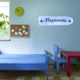 thumbnail image 3 of Children Playroom Happiness Sign Wall Decal Decoration Playroom Signage Kids Children Fun Time Kids Play Area Lasts Years and Easily Removable - Size: 40 In(W) x 12 In(H), 3 of 5