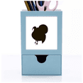 thumbnail image 1 of Retrato animal negro de Turquía Unbranded Tarjeta de clip de pluma gestor de suministros oficina, 1 of 3