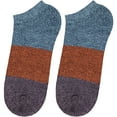thumbnail image 3 of BambooMN Women's Rayon from Bamboo Classic Casual Ankle Socks - Blue Red Purple - Extra Large - 2 Pairs, 3 of 4