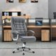 thumbnail image 3 of Hoxne Executive Office Chair Adjustable Leather Chair High Back Swivel Office Desk Chair with Padded Armrest 350lbs My Lux Decor Round, 3 of 10