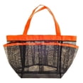 thumbnail image 1 of tredstone Shower Bath for Caddy Mesh Pockets Portable Tote Organizer Storage Pouch Bag orange 1Set, 1 of 6