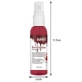 thumbnail image 4 of Blood Splatter Halloween Fake Blood Spray para maquillaje de vampiros Dress Up Prop Ygjytge Cuidado Belleza, 4 of 4