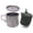 12 Ounces, variant on 12 Ounces Titanium Foldable Handle Drinking Cup for Camping and Hiking