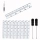 thumbnail image 1 of Tubo de repuesto para pluviómetro YZDTECH, vidrio de 5 pulgadas x 8 con cepillo, 1 of 7
