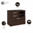 thumbnail image 3 of Studio C Office Storage Cabinet with Drawers in Black Walnut - Engineered Wood, 3 of 7