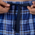 thumbnail image 2 of Pantalón de Pijama de Franela y Forro Polar para Hombre IZOD, Azul Brillante, 3XL, 2 of 5