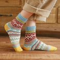 thumbnail image 2 of Winter socks, warm wool socks, wear for Christmas, Christmas socks, 2 of 3