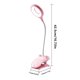 thumbnail image 5 of Lámpara de mesa Luz de lectura LED flexible de 6 W Luz de clip de protección ocular, carga y potencia de dirección, rosa Scienceny HA005011-02B, 5 of 6