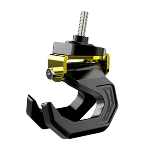 S SERENABLE Support de Casque de Moto Scooter en Alliage d'Aluminium avec Vis Doré