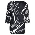 thumbnail image 5 of Patlollav Womens Plus Size,Fashion Womens Spring Print Mid-Length Sleeve Round Neck Casual Tee Tops, 5 of 6