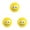 Yellow 3PCS, variant on Squeaky Dog Toys Soft Latex Rubber Squeaky Dog Ball For Small Puppies And Medium Dogs Durable Dog Squeak Toys Interactive Play Soccer Ball 3.14 inch