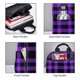 thumbnail image 3 of Balery Purple Buffalo Plaid Mochila Ligera para Hombres y Mujeres – Resistente y Impermeable, Ideal para la Escuela, el Trabajo, los Viajes y el Uso Diario, 3 of 7