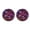 Purple, variant on Jiaroswwei 1 Pair Ear Clips Shiny Non-piercing Painless Geometric Electroplating Fashion Women Men Magnetic Stud Earrings Jewelry Gift for Daily Wear