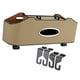 thumbnail image 5 of Organizador colgante para asiento trasero de reposacabezas, organizador para asiento trasero de coche, duradero, decoración Interior de coche, ganchos Beige, 5 of 9