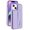 Purple, variant on Case For IPhone 16 Pro Max/16 Pro/16 Plus/16, All-inclusive Protection Shell Dual Magnetic Buttons Case Fingerprint Cover