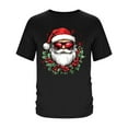 thumbnail image 4 of Tops para hombre, blusas y camisas de manga corta con cuello redondo para hombre, camiseta informal con cuello redondo y estampado para hombre, blusa de manga corta, blusa de poliéster para hombre, 4 of 4