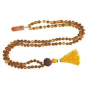 Mogul Healing Yoga Necklace Reiki Carnelian Pendants with Rudraksha Jewelry