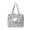 Silvery, variant on Ita Bag Kawaii Large Capacity Transparent Shoulder Bag Ruffle Tote Bag Satin Shoulder Purse