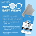 thumbnail image 2 of Paño de microfibra antivaho Easy View+ para gafas, 2 of 6