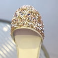thumbnail image 5 of Zecgelong Girls High Heel Glitter Shoes Little Kid Big Kid 3-10 Years Formal Party Performance Dance Footwear, 5 of 5