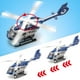 thumbnail image 5 of Helicóptero de juguete NOVAFUSION Kids Diecast Military con luces azules, 5 of 7