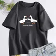 thumbnail image 2 of Camiseta de Goose bulks Unisex, divertida camiseta de manga corta de pato, camiseta informal de algodón con cuello redondo, ropa de verano para mujer, 2 of 5