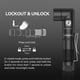 thumbnail image 4 of Linterna SMINGXI T5 1400 lúmenes USB-C recargable, 4 of 9