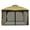 Brown, variant on APEX GARDEN 10' x 12' Gazebo Replacement Mosquito Netting
