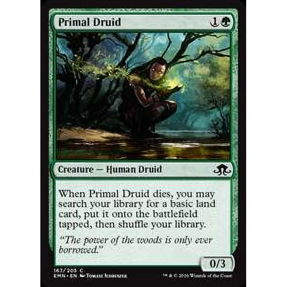 MtG Eldritch Moon Common Primal Druid (Foil) #167