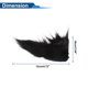 thumbnail image 4 of Accesorios de Casco de Motocicleta Decoración Orejas Nekomimi para Cascos de Motocicleta Bicicleta Esquí Pegatinas de Piel Negra 1 Juego, 4 of 6