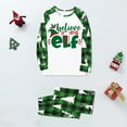 thumbnail image 2 of Baqcunre Family Christmas Pajamas Matching Sets,Family Matching Outfits Christmas Parent Child Clothing Printed Leisure Pajamas Home Wear 2 Sets for Dad Lounge Set,Pajama Set Pajamas for Men Green L, 2 of 5