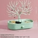 thumbnail image 2 of Elegante expositor en forma de árbol de Fawn Design para organizar accesorios. Soporte para joyas verde con cajón, 2 of 5