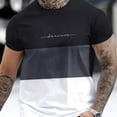 thumbnail image 5 of 2024 Casual Striped T Shirt For Mens Short Sleeve Tops Oversized T-Shirts O-Neck Pullover Street Men's Shirts Tee Summer Apparel, 5 of 5