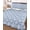 Blue, Gray, variant on Full Size Quilt Bedding Set, Flowers Plaid Reversible Summer Quilt 3 Pieces, Farmhouse Vintage Chic Trellis Patterned Lightweight Bedspreads Coverlets with 2 Pillow Shams for All Seasons