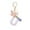 U, variant on CxhicLuv Fashion 26-Letter Keychain, Butterfly Tassel Pendant with Diamond Letters, Elegant Design for Bags & Keys, Gradient Effect Adds Style, Ideal Gift for Fashion Lovers