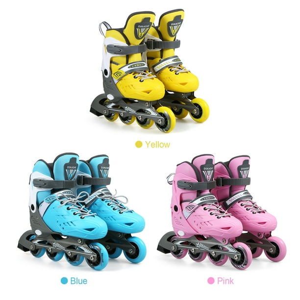 Patins à roues alignées réglables pour enfants pour filles et garçons pour  enfants et jeunes 