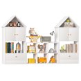 thumbnail image 2 of CHEERFUN House-Shaped Children's Bookshelf, Multi-Functional Organizer for Books and Toys, Durable Kids Storage Cabinet for Playroom or Bedroom, Easy Assembly and Safe Design, 2 of 11