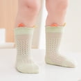 thumbnail image 2 of REDARER Baby Cat Ears Socks - Soft Breathable Mesh Socks for & Toddlers, Stretchy Cotton Crew Socks for Boys & Girls, 2 of 4