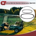 thumbnail image 2 of Kit de Cinturón de Transmisión y Cinturones de Generador de Arranque Unique Bargains para EZGO 4 Cycle Gas Golf Cart TXT Medalist 1994-2013 No.72054-G01/26414-G01, 2 of 7