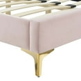 thumbnail image 3 of Modway Peyton Performance Velvet Queen Platform Bed in Pink, 3 of 10