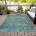thumbnail image 3 of Dalyn Rugs Machine Washable Indoor/Outdoor Chantille ACN2088 Teal 5' x 7'6" Rug, 3 of 9
