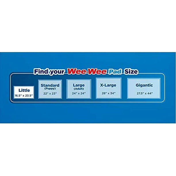 Four Paws Gigantic Wee Wee Pads 18 Count 100202102 01663 Walmart