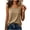 Pink, variant on Summer Tank Tops for Women Casual Sleeveless V-Neck Loose Flowy Curved Hem Basic Solid Blouses, Blue S