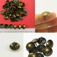 thumbnail image 2 of 100pcs/pack Vintage Upholstery Nails Bronze Metal Tags Furniture Sofa Shoe Door Decorative Tack Stud,, 2 of 8