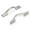 Satin, variant on Hickory Hardware H078770CH 3 in. Center to Center Dover Collection Pull, Chrome Finish