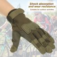 thumbnail image 5 of Uxcell Outdoor Gloves Full Finger Gloves Touch Screen Breathable Workout Gloves Green, L, 5 of 6